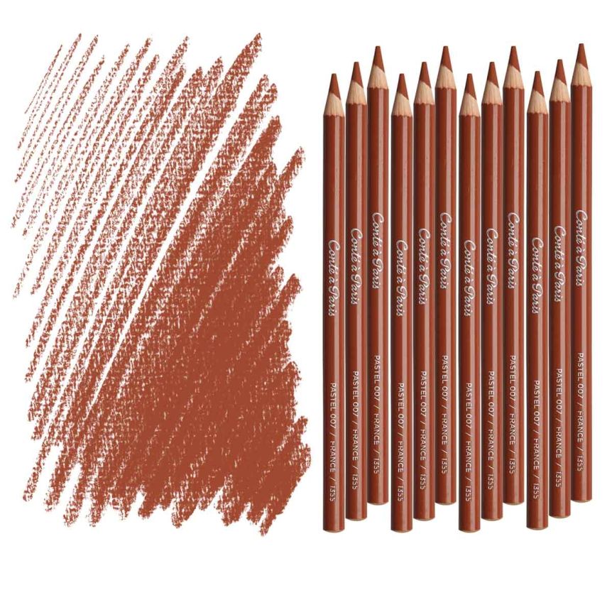 Conté À Paris Pastel Pencil - Red Brown (Box of 12)