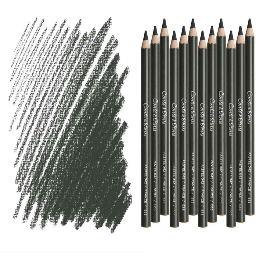Conté À Paris Pastel Pencil - Sepia Grey (Box of 12)