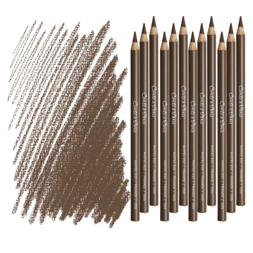 Conté À Paris Pastel Pencil - Umber (Box of 12)