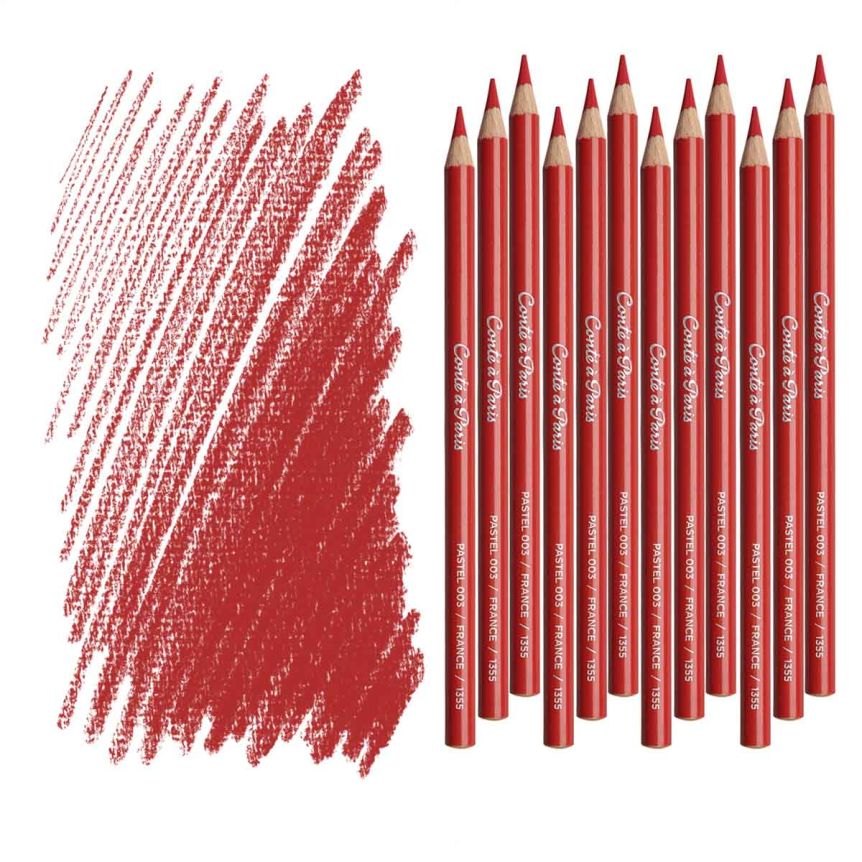 Conté À Paris Pastel Pencil - Vermillion (Box of 12)