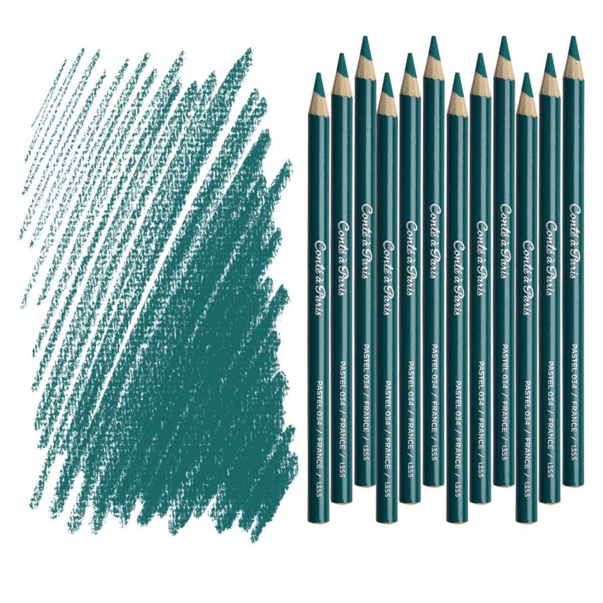 Conté À Paris Pastel Pencil - Viridian Hue (Box of 12)
