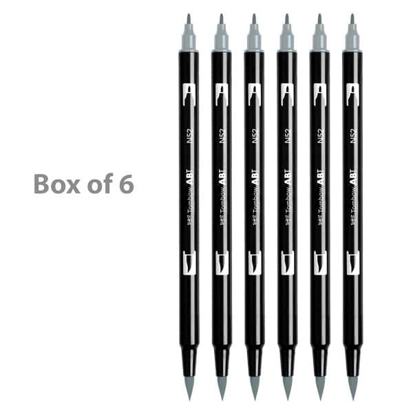Feutre Double Pointe ABT Dual Brush Pen Set Pastel Par 12 - Tombow
