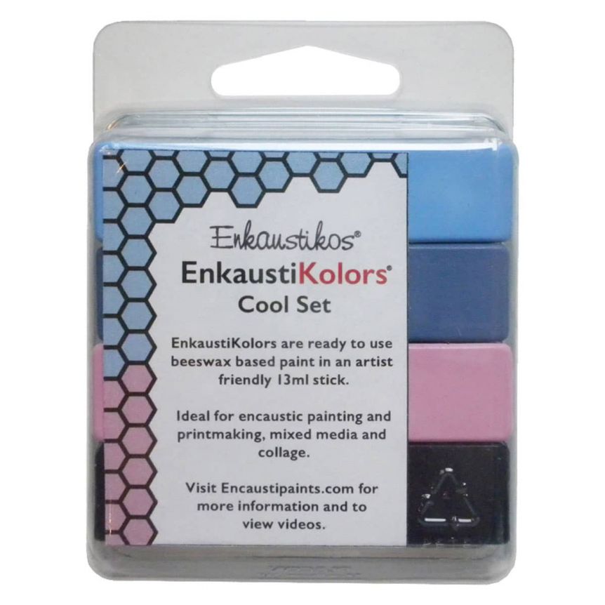 Enkaustikos EnkaustiKolors - Cool Colors (Set of 4)