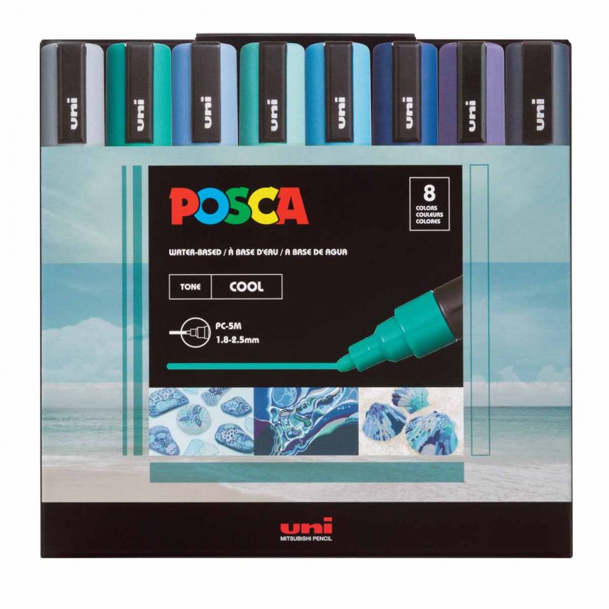 Posca POSCA MARKER SET - PC-3M Fine, 8/Qty
