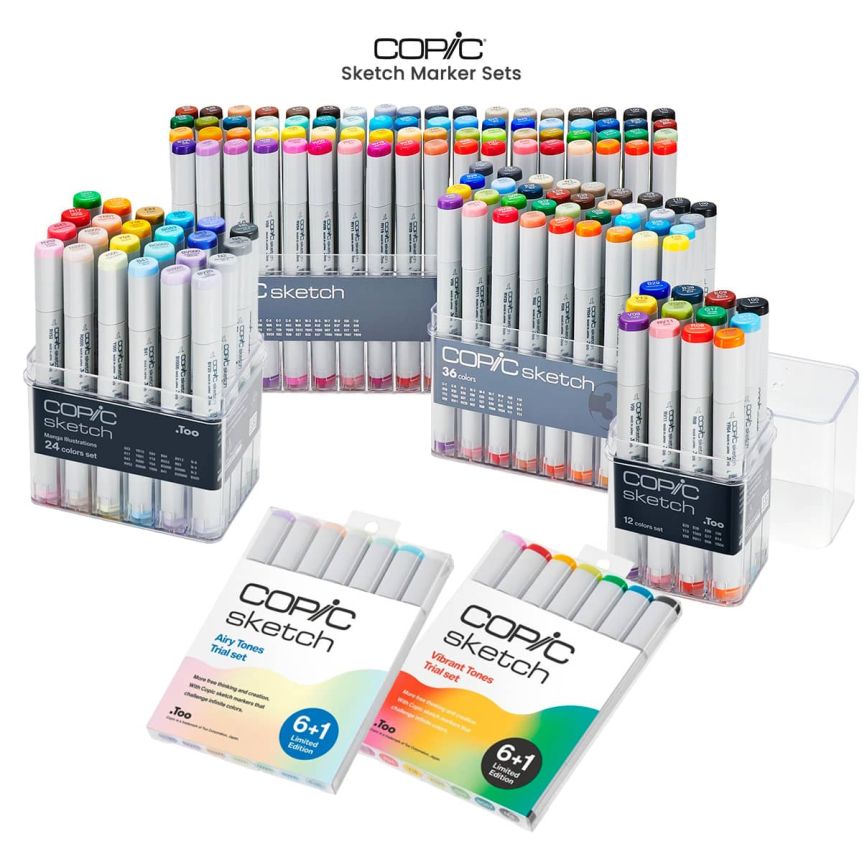 Arteza Acrylic Paint Markers Art Supply Set, Black Fine Nib - 12 Piece 