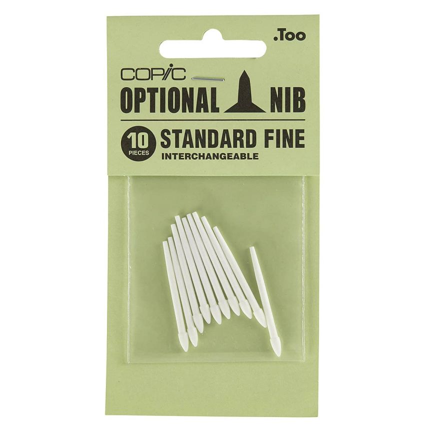 Copic Small Nibs - Standard Fine Tip Pack of 10