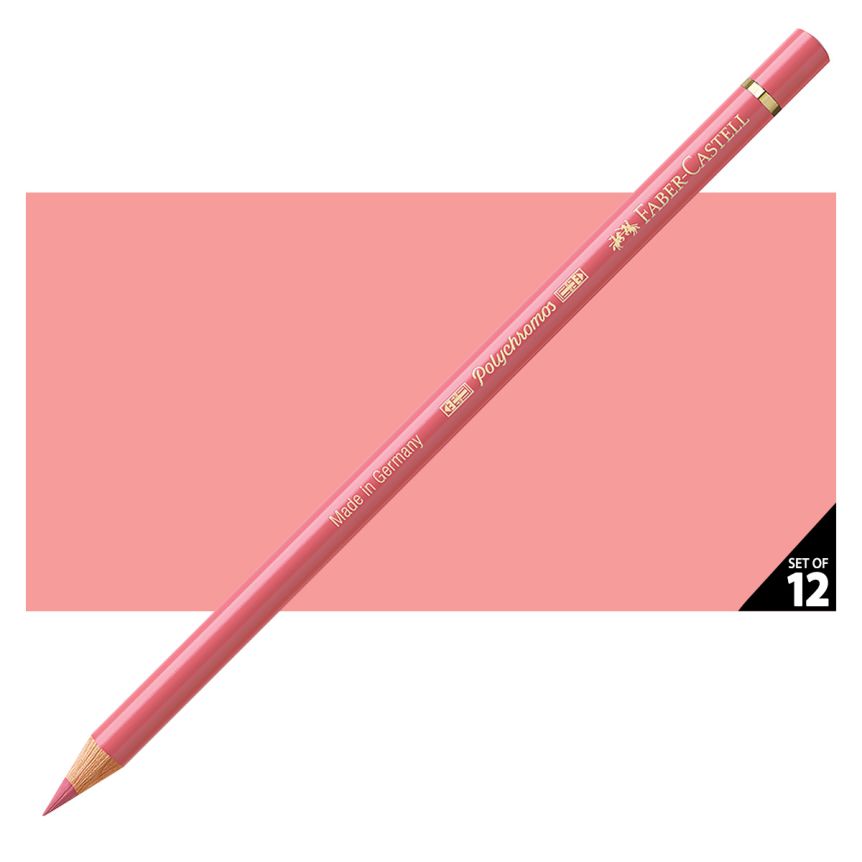 Faber-Castell Polychromos Pencil, No. 131 - Coral (Box of 12)