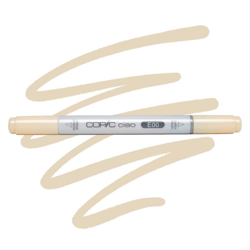 Copic Ink Refill - E00 Cotton Pearl, 12ml Alcohol-Based Permanent Ink For Copic Markers