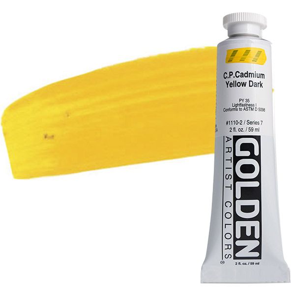 Golden Heavy Body Acrylic 16 oz. Yellow Ochre