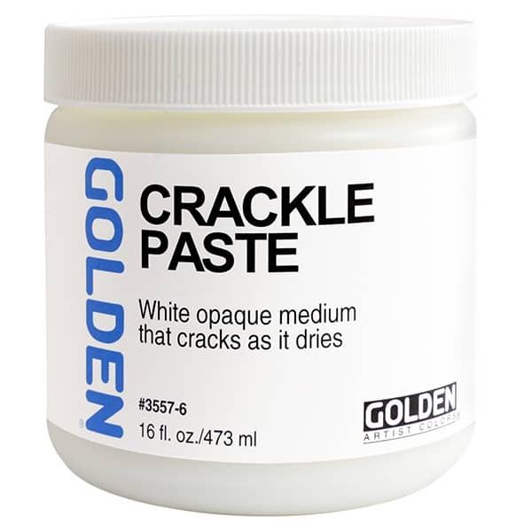 GOLDEN Crackle Paste 16 oz Jar 