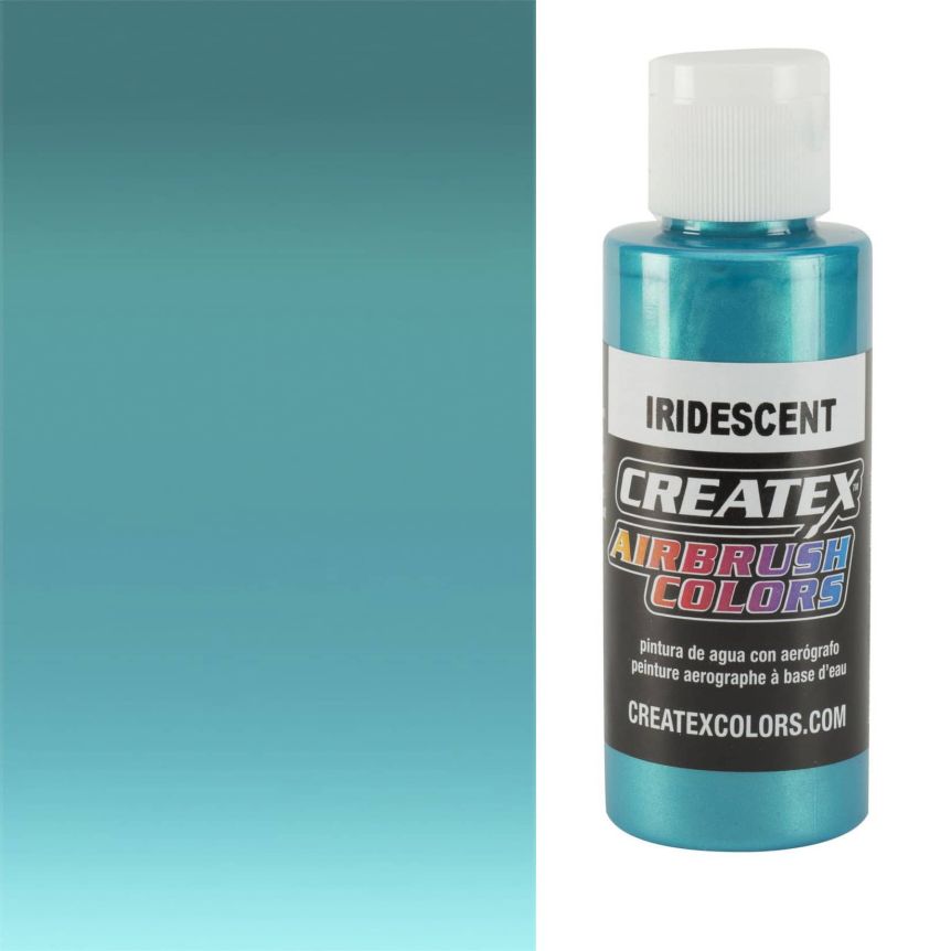 Createx Airbrush Colors 2oz Iridescent Turquoise