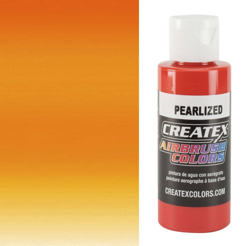 Createx Airbrush Colors 2oz Pearlized Tangerine