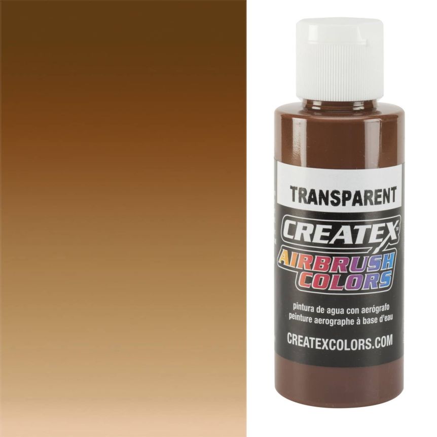 Createx Airbrush Colors 2oz Transparent Light Brown