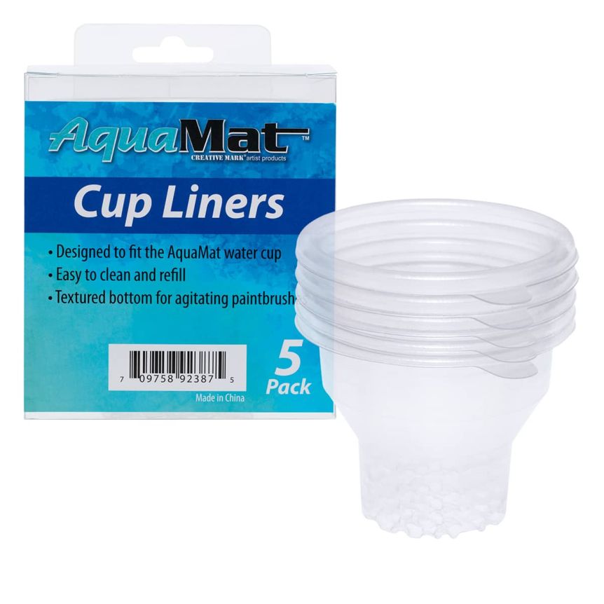 Creative Mark AquaMat Water Cup Liner Pack of 5
