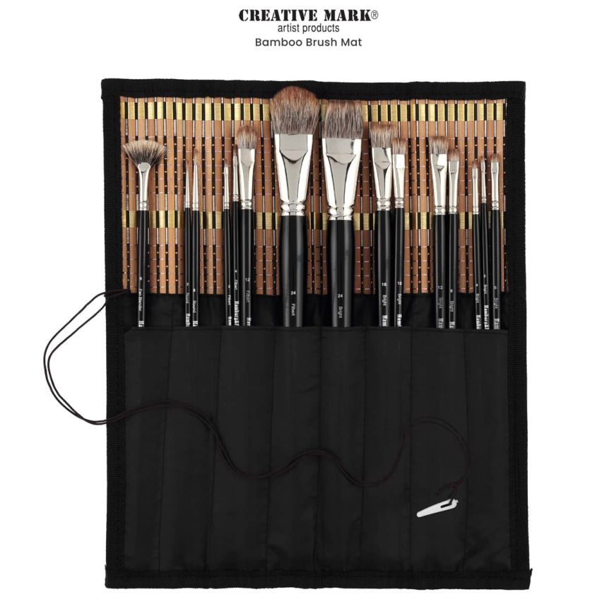 Creative Mark Bamboo Brush Mat (brushes not included)