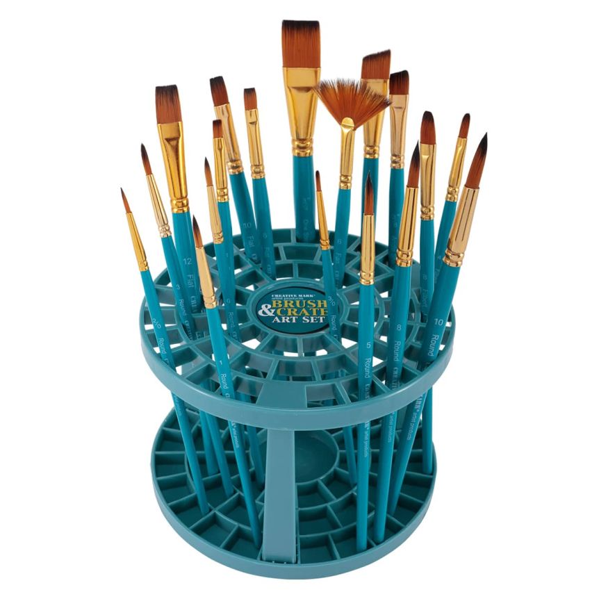 Creative Mark Artist Brush & Crate Set of 18