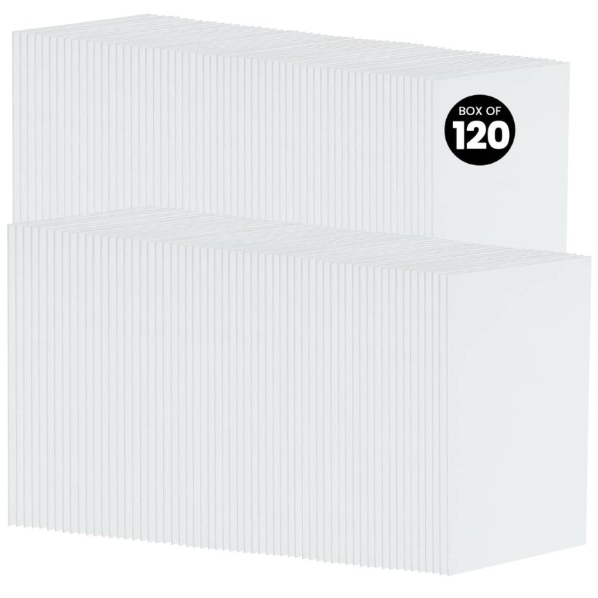 Creative Mark Artist 100% Cotton Canvas Panel, Box of 120, 3" x 9"