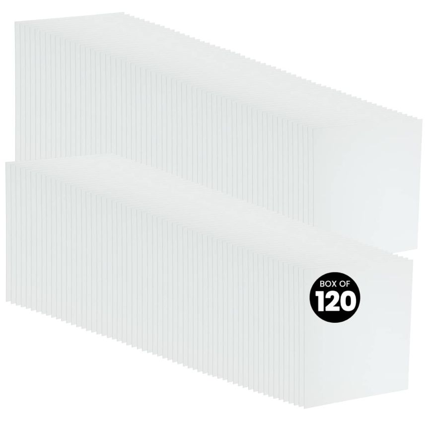 Creative Mark Artist 100% Cotton Canvas Panel, Box of 120, 3" x 6"