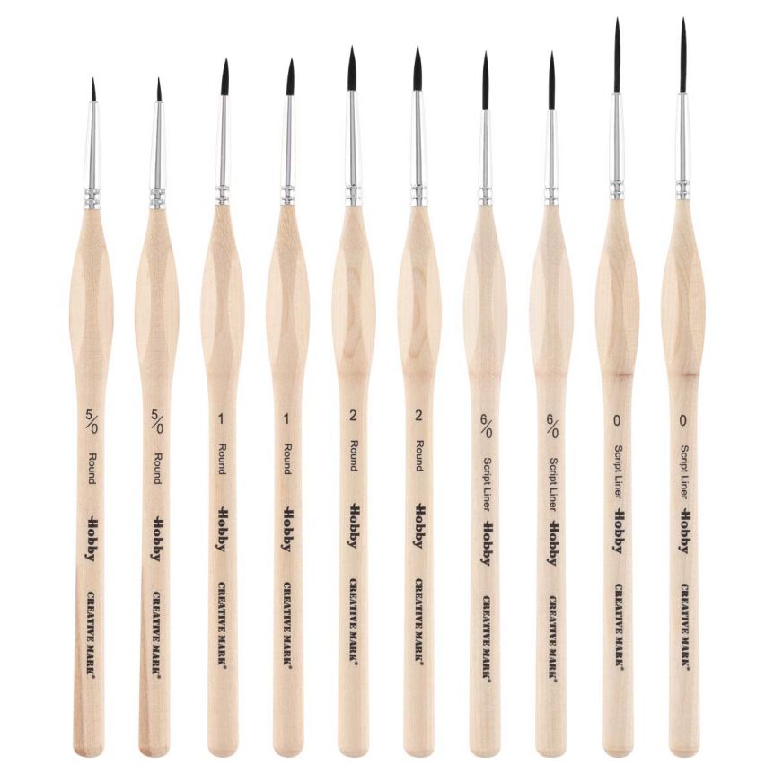 Disposable Detail & Hobby Brushes by Creative Mark | Jerry's Artarama