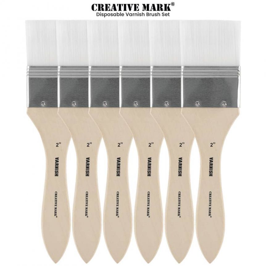 Creative Mark Disposable Varnish Brush Set