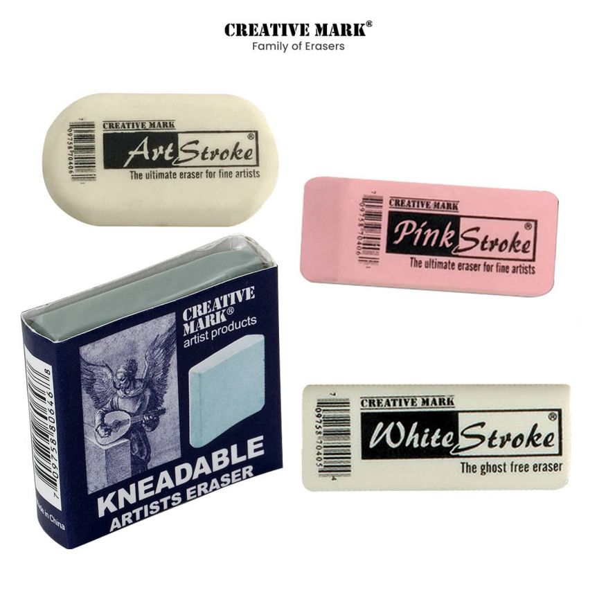 The Creative Mark Family of Erasers