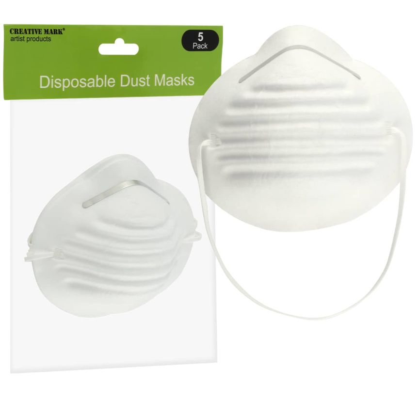 Creative Mark Disposible Dust Masks Pack of 5