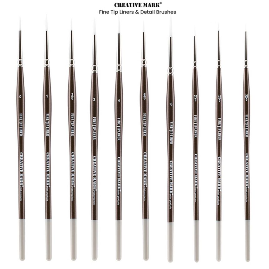 Fine Tip Liners & Detail Brushes by Creative Mark