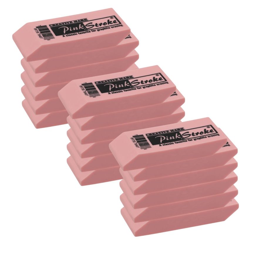 Box of 18, Creative Mark Pink Stroke® Art Erasers