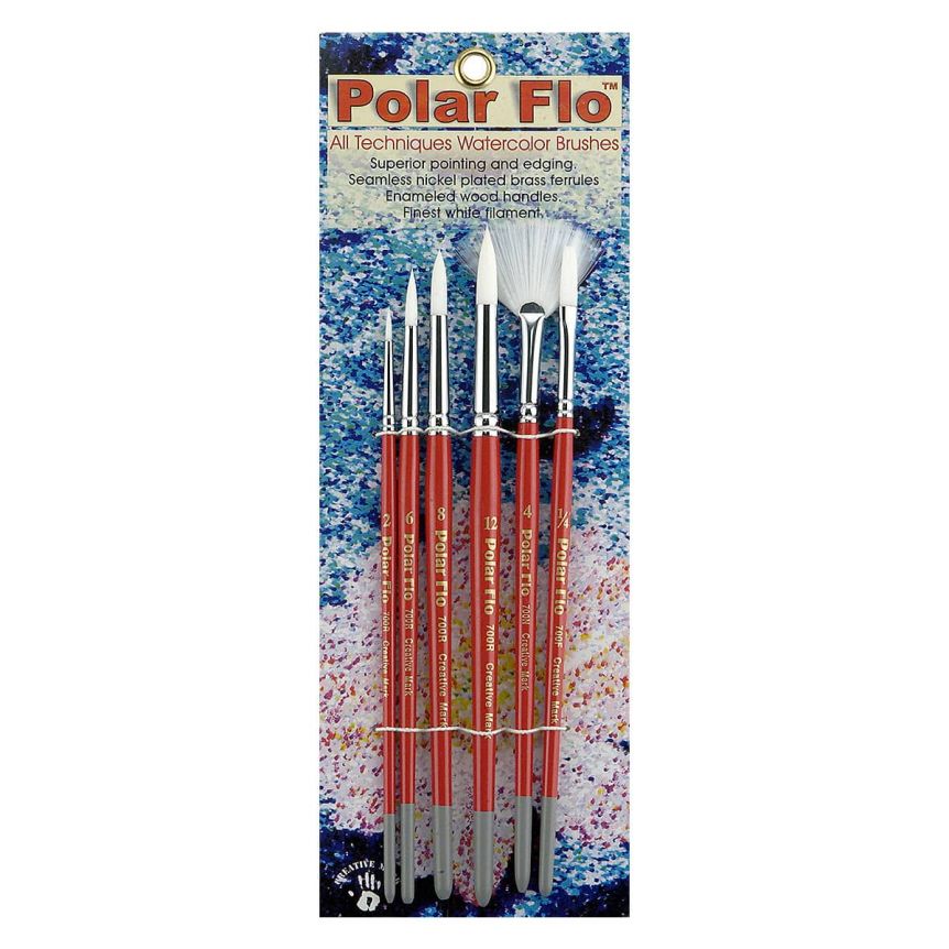 Creative Mark Polar Flo Synthetic Watercolor Brushes