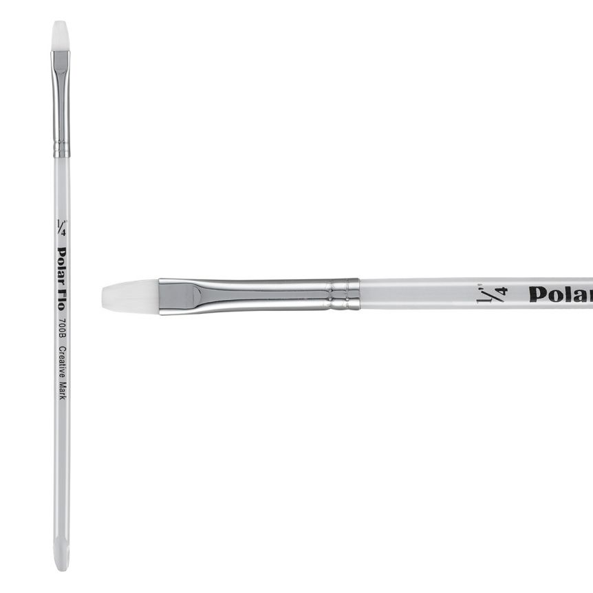 Creative Mark Polar-Flo Watercolor Brush, Aquarelle 1/4" Bright