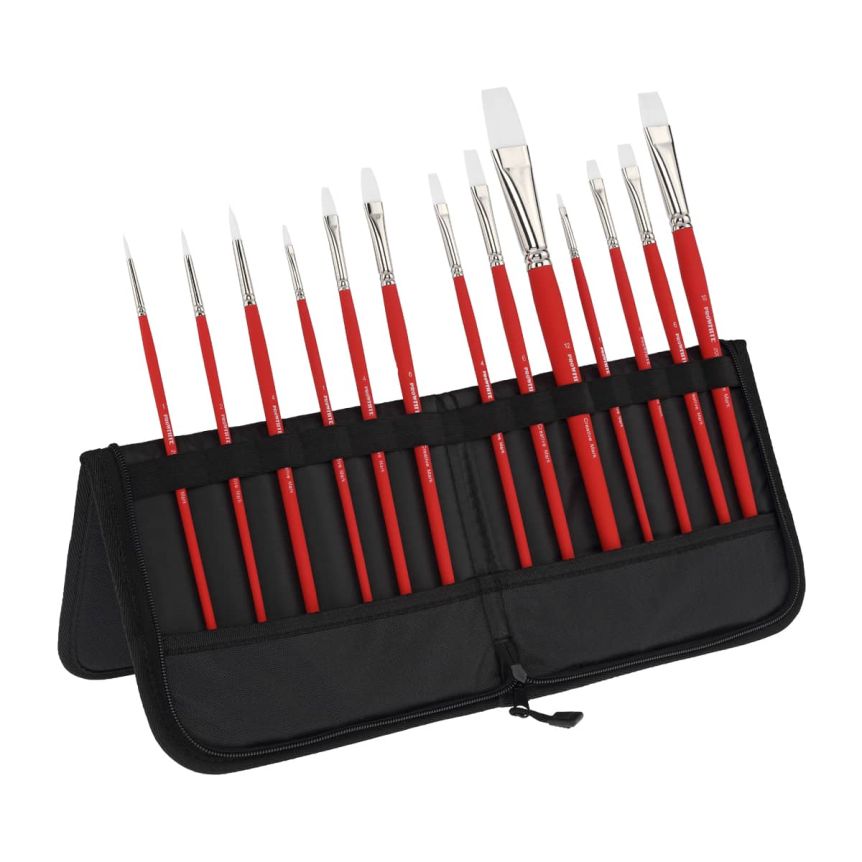 Creative Mark Pro White Studio Brushes with Case - Set of 13