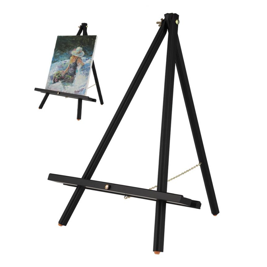 Frcolor Easel Photo Painting Frame Easel Tabletop Display Easels Wood Stand  Canvas Wooden Triangle A Small Fortable Bracket 