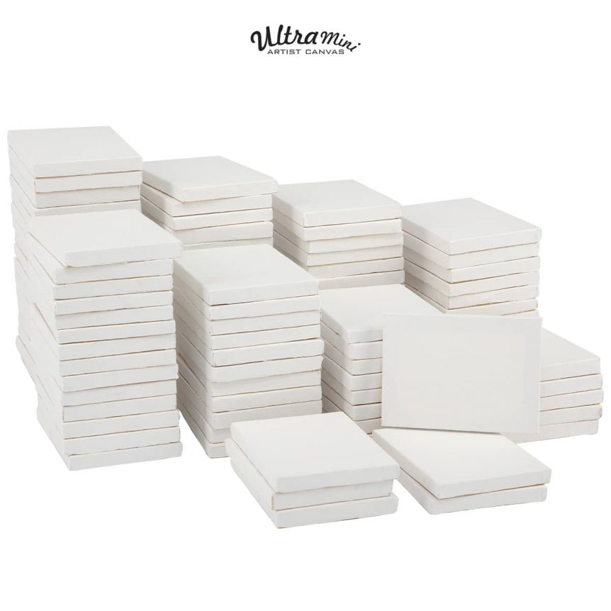 Ultra Mini Stretched Canvas Boxes of 100