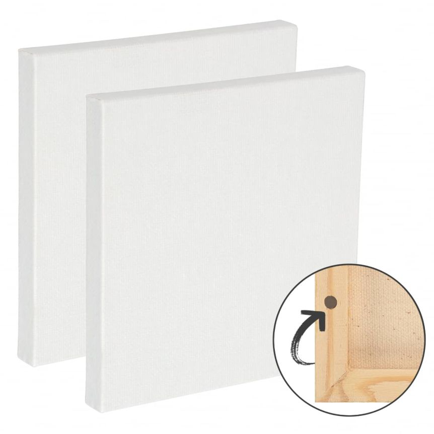 Ultra Mini Magnetic Canvas 2 Pack, 3” x 3”