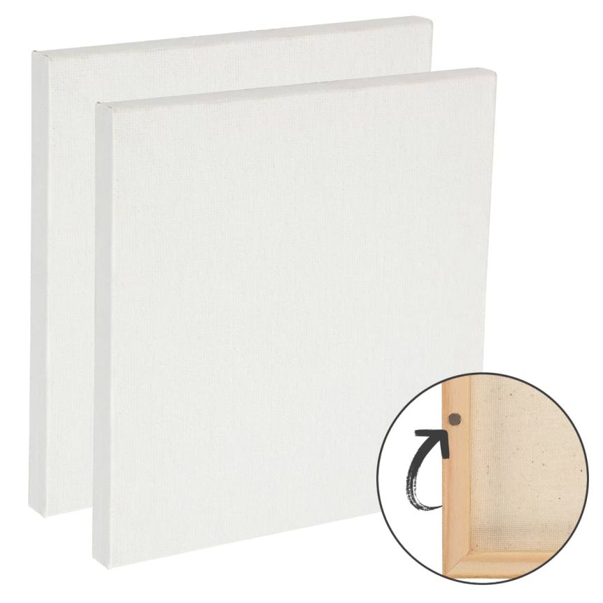 Ultra Mini Magnetic Canvas 2 Pack, 5” x 5”