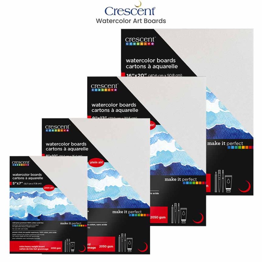 Crescent #114 Watercolor Art Board - Cold Press 