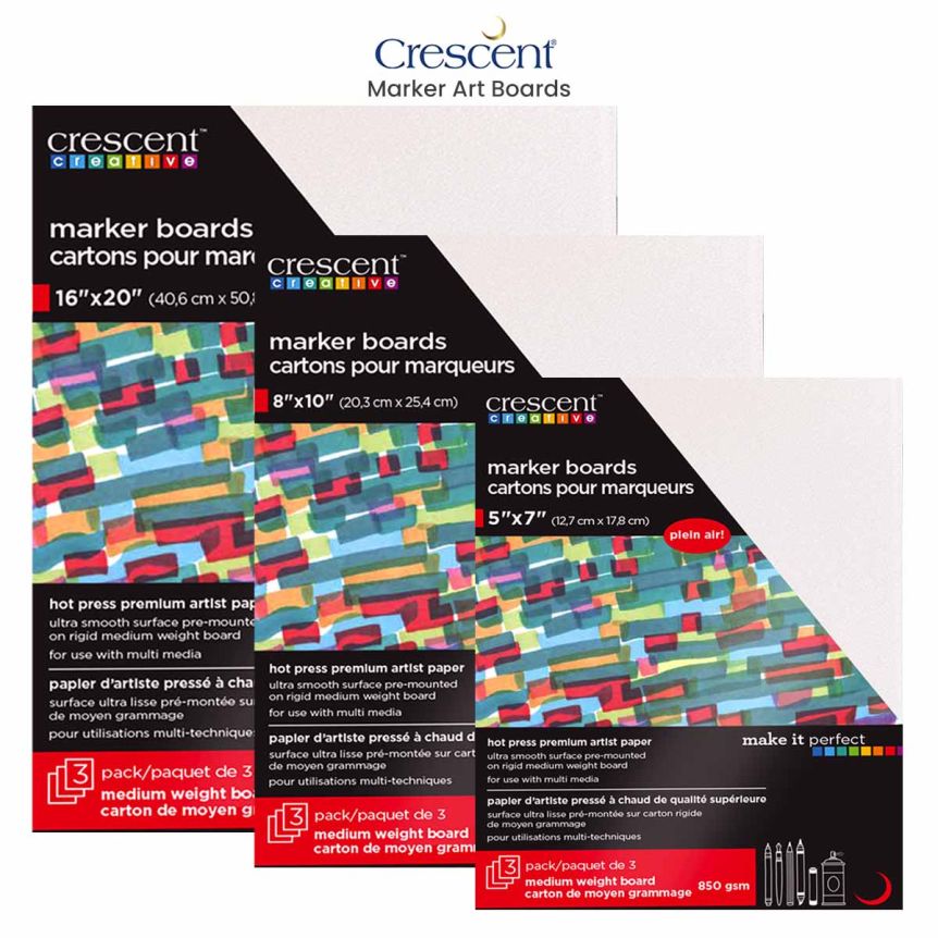 Crescent Marker Art Boards