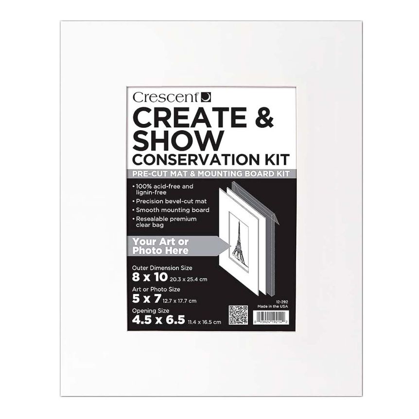 Crescent Create & Show 8"x10" Conservation Kit - Super White
