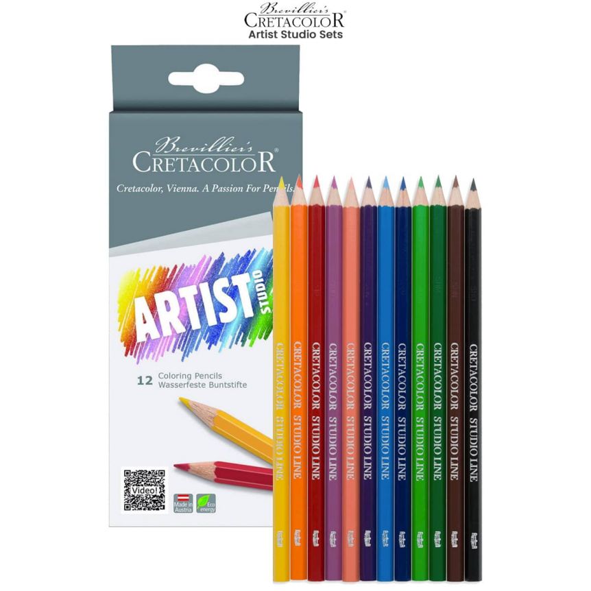 CR-461-51 Cretacolor Artist Pencil - White Chalk