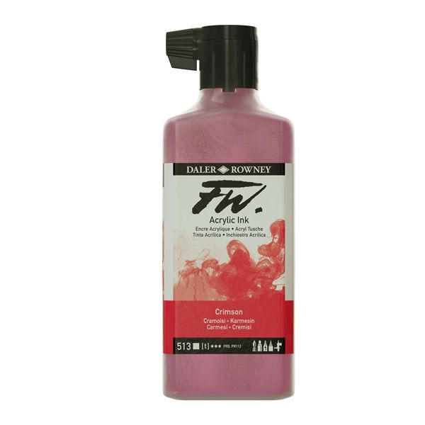 FW Acrylic Ink 180ml Crimson