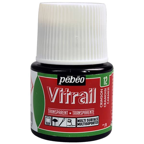 Pebeo Vitrail Color Crimson 45ml