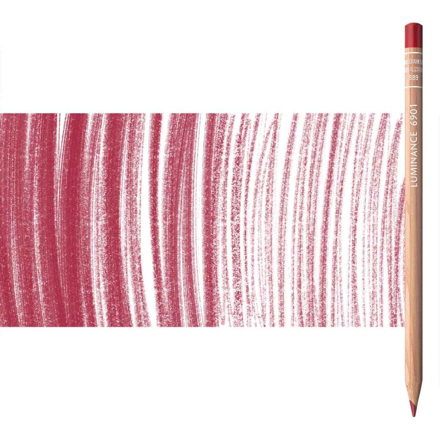 Caran d'Ache Luminance 6901 Lightfast Pencil No. 589 - Crimson Alizarin Hue