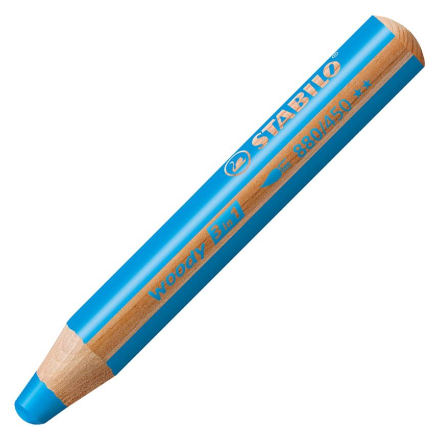 Stabilo Woody Colored Pencil Cyan Blue