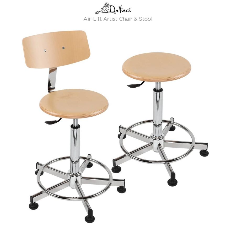 Da Vinci Air-Lift Artist Chair & Stool