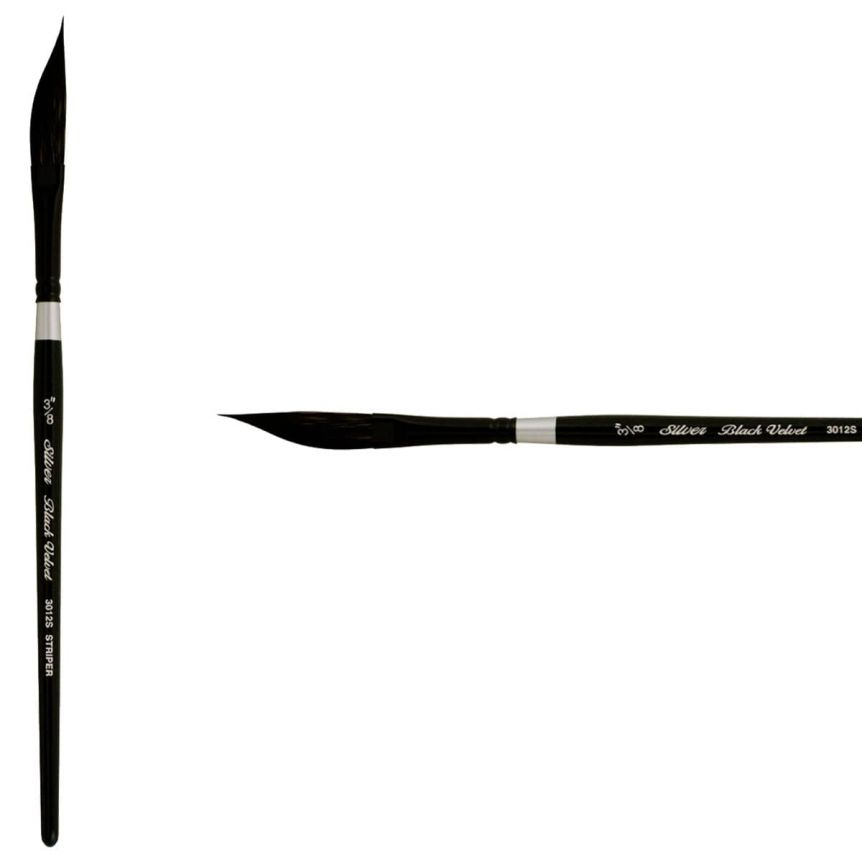 Silver Brush Black Velvet® Watercolor Brush Series 3012S Striper 3/8"