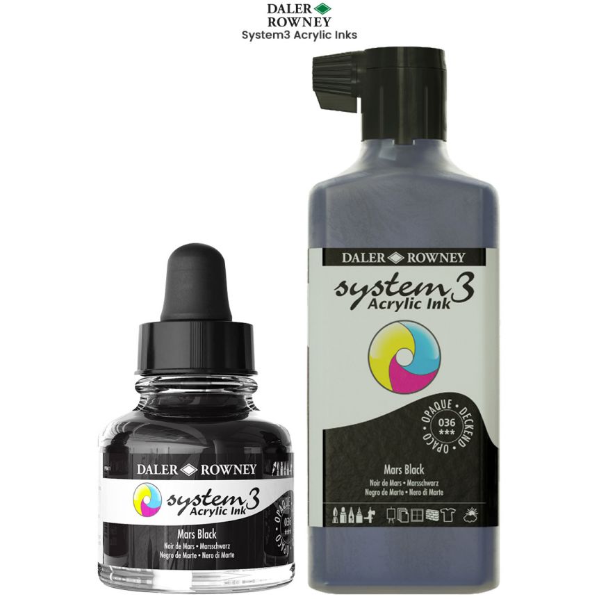Pinceau Daler Rowney System3 SH Filbert - N°2, Forme Noisette, Pour Peinture Acrylique, Huile, Aquarelle