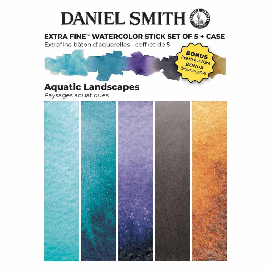 Daniel Smith Watercolor Stick Aquatic Landscape Set of 5 Jerry's Artarama