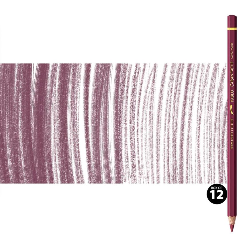 Caran d'Ache Pablo Pencils Set of 12 No. 089 - Dark Carmine