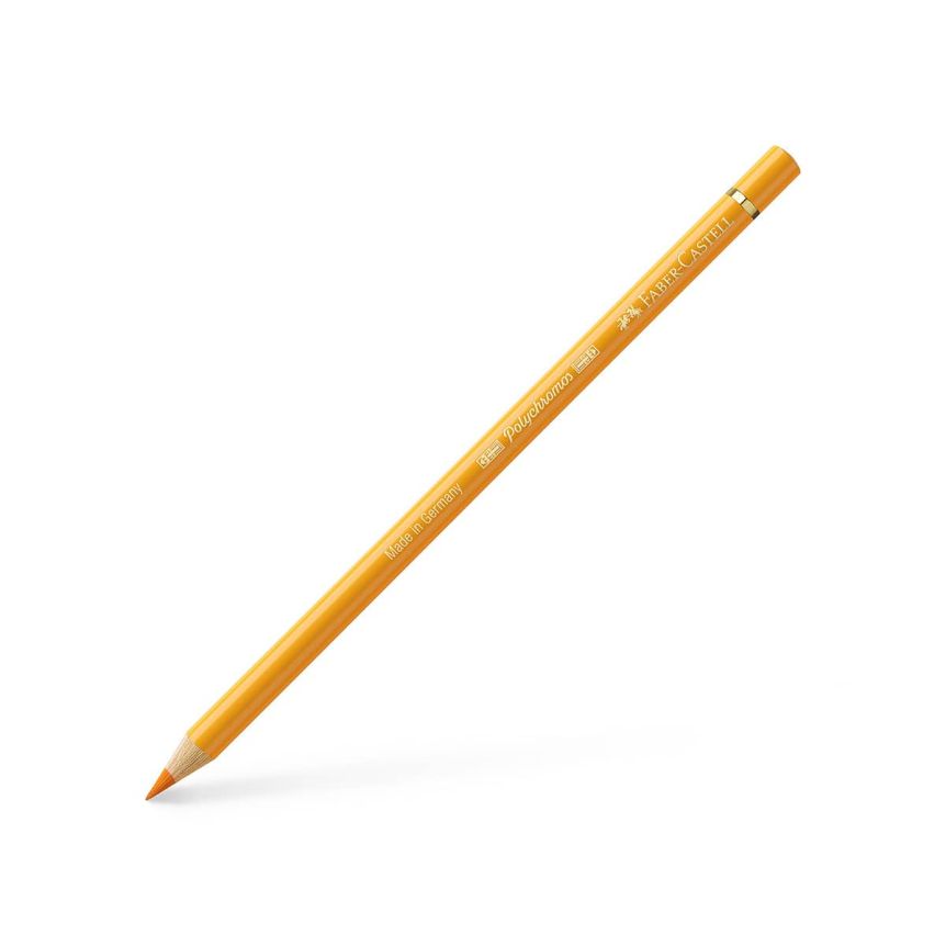 Faber-Castell Polychromos Pencil, No. 109 - Dark Chrome Yellow