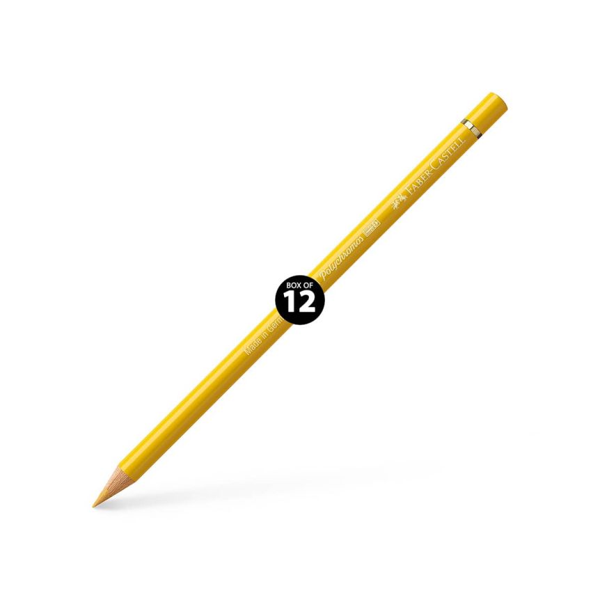Faber-Castell Polychromos Pencil, No. 184 - Dark Naples Yellow (Box of 12)